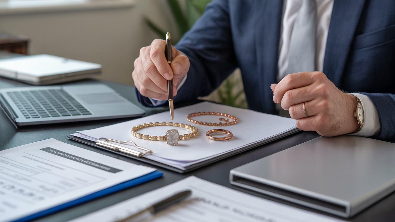 Executor reviewing jewellery valuations to prevent disputes with HMRC.